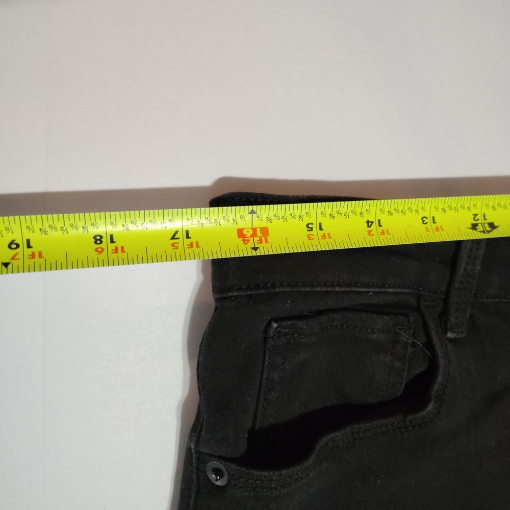 No Boundaries Black Denim Jeans Women's Size 15‎ Straight Leg Mid Rise - Picture 6 of 9